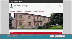 Desktop Screenshot of comune.saccolongo.pd.it